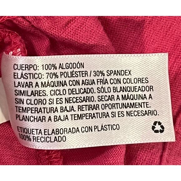 Universal Thread Pink Scalloped Stretch Sleeveless Tank Top Reg Size Large - Picture 5 of 5